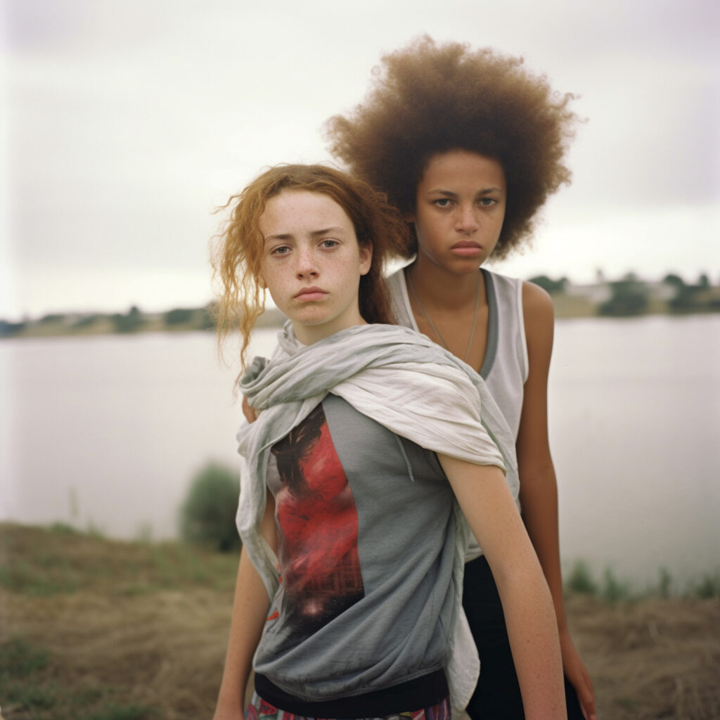 joergalexander_Two_teenagers_white_and_afro-cuban_wrapped_in_a__127fcd95-bf0f-450f-a3af-6ff07b3b0568