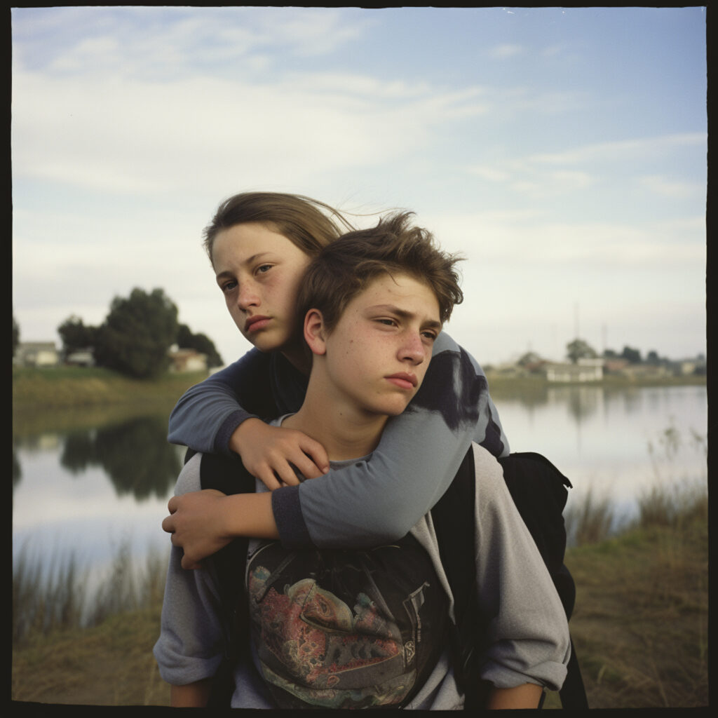 joergalexander_two_teenagers_one_is_carrying_the_other_on_his_b_de60ce6e-15a4-43ca-a8ff-a93200730745